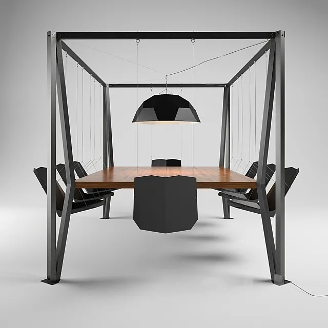 Swing Table 3D Model