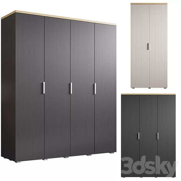 Swing wardrobe Ensson 3D Model Free