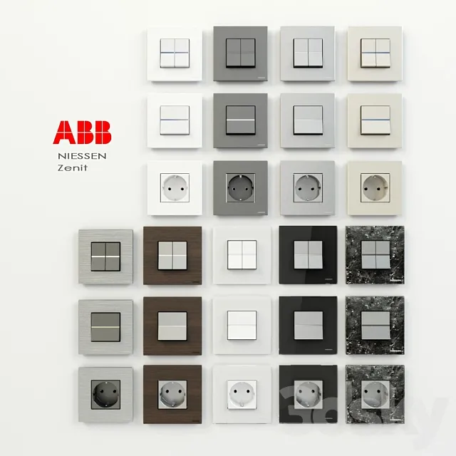 switches ABB Zenit 3D Model