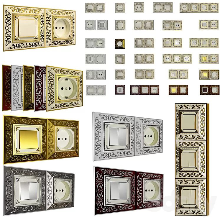 Switches and Sockets 3D Model