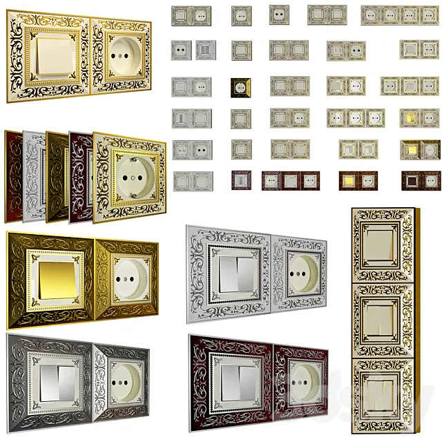 Switches and Sockets 3DModel