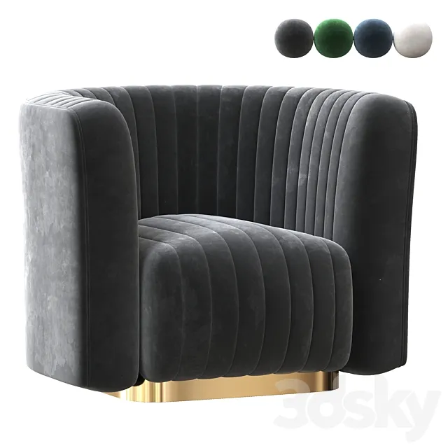 Swivel armchair garda 3DModel