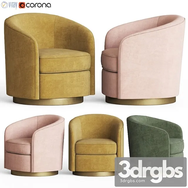 Swivel armchair notremonde 3D Model Free