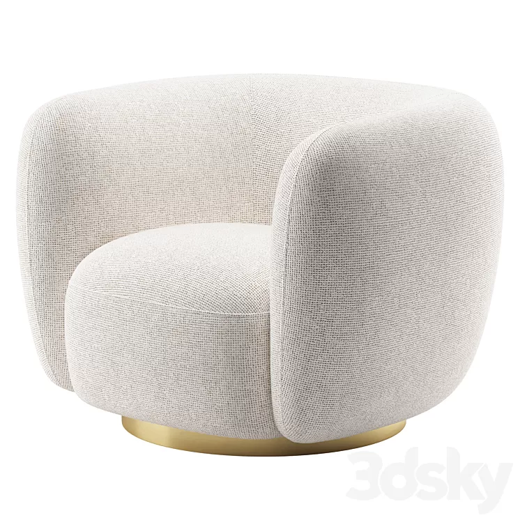 Swivel Chair Roxy / Eichholtz 3D Model Free