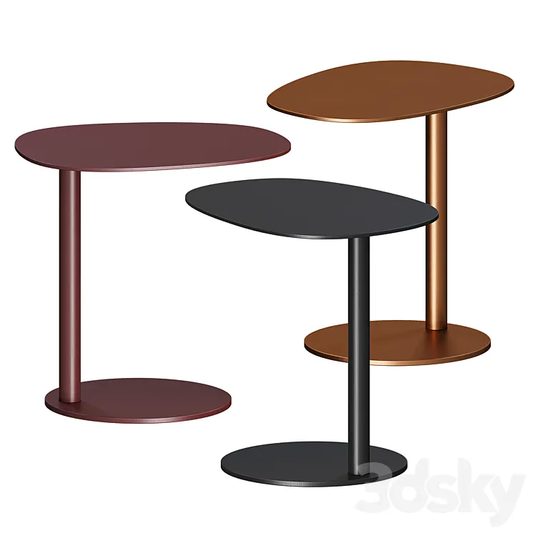 Swole Small Table by Blu Dot 3D Model Free