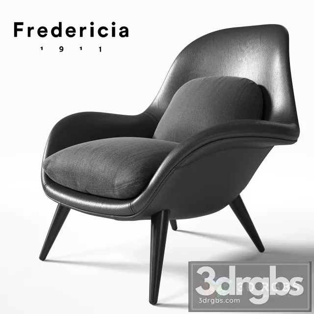 Swoon Fredericia Armchair 3D Model Free