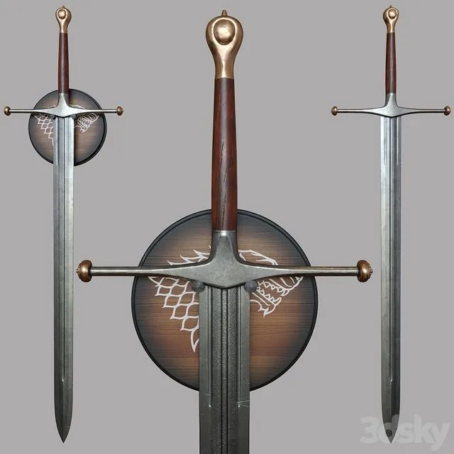 Sword Ice 3D Model