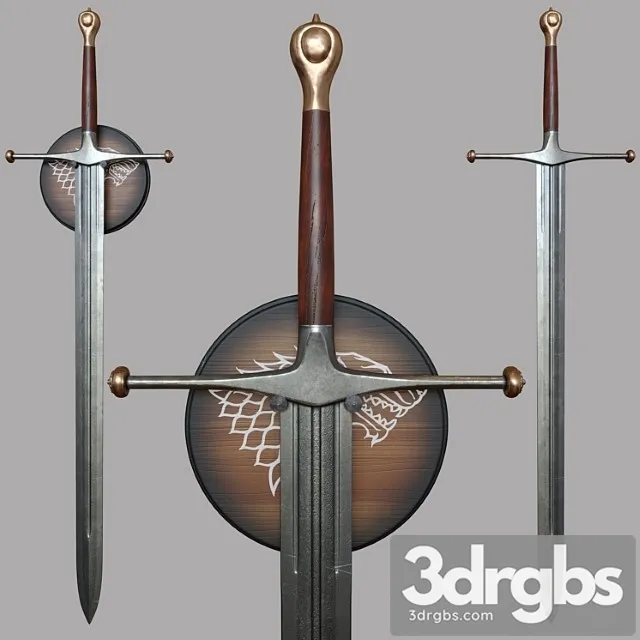 Sword ice 3D Model Free