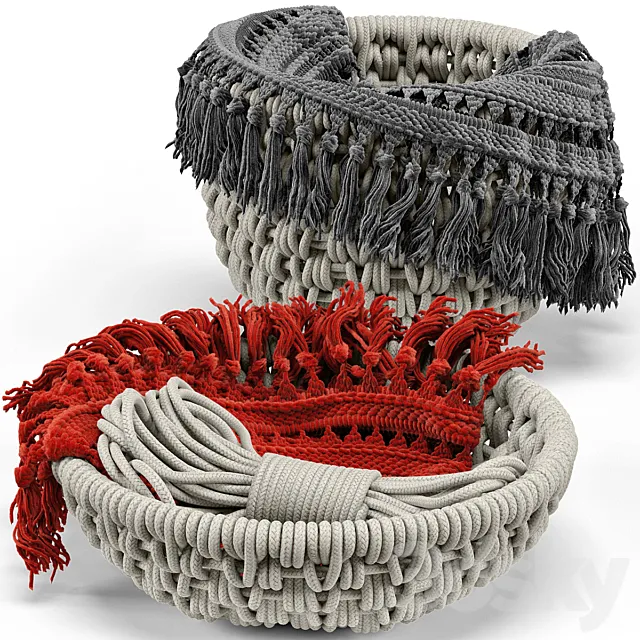 Sycamore Basket Set 3DModel