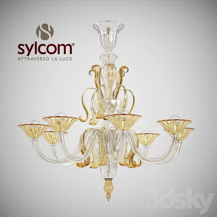 Sylcom 1425/8 D CR ORO 3D Model