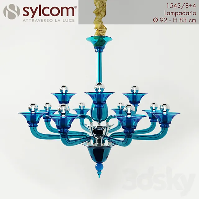 Sylcom chandelier 1543 3D Model