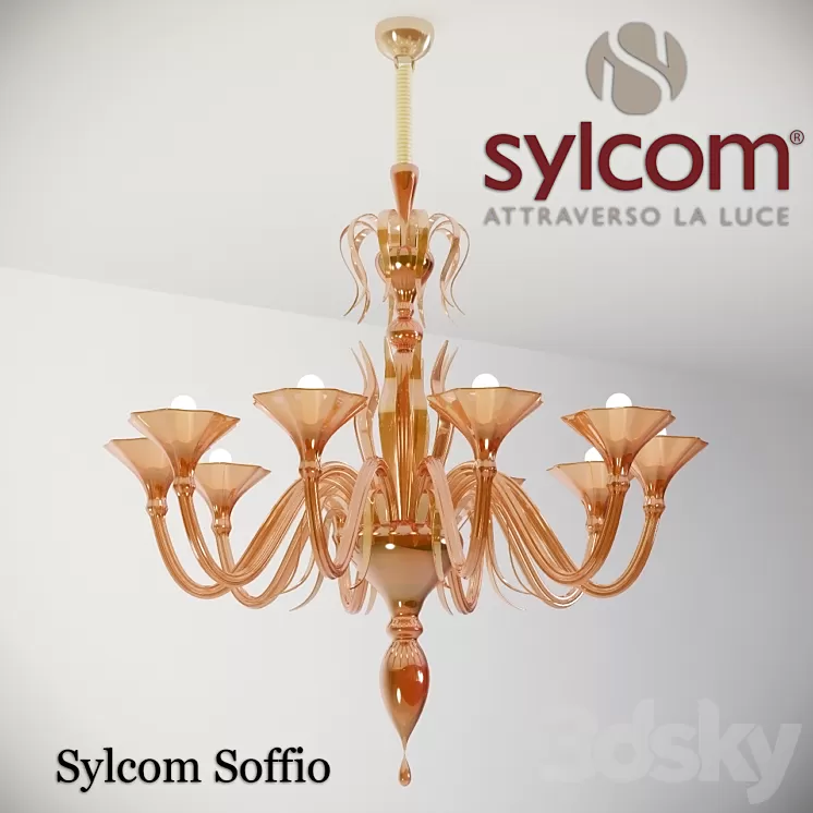 Sylcom Soffio Pendant 3D Model