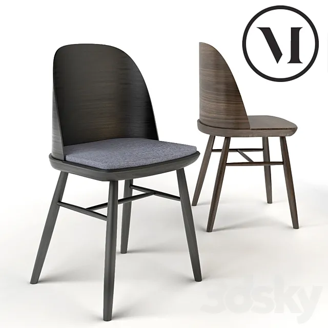 Synnes Dining Chair Basel 3D Model