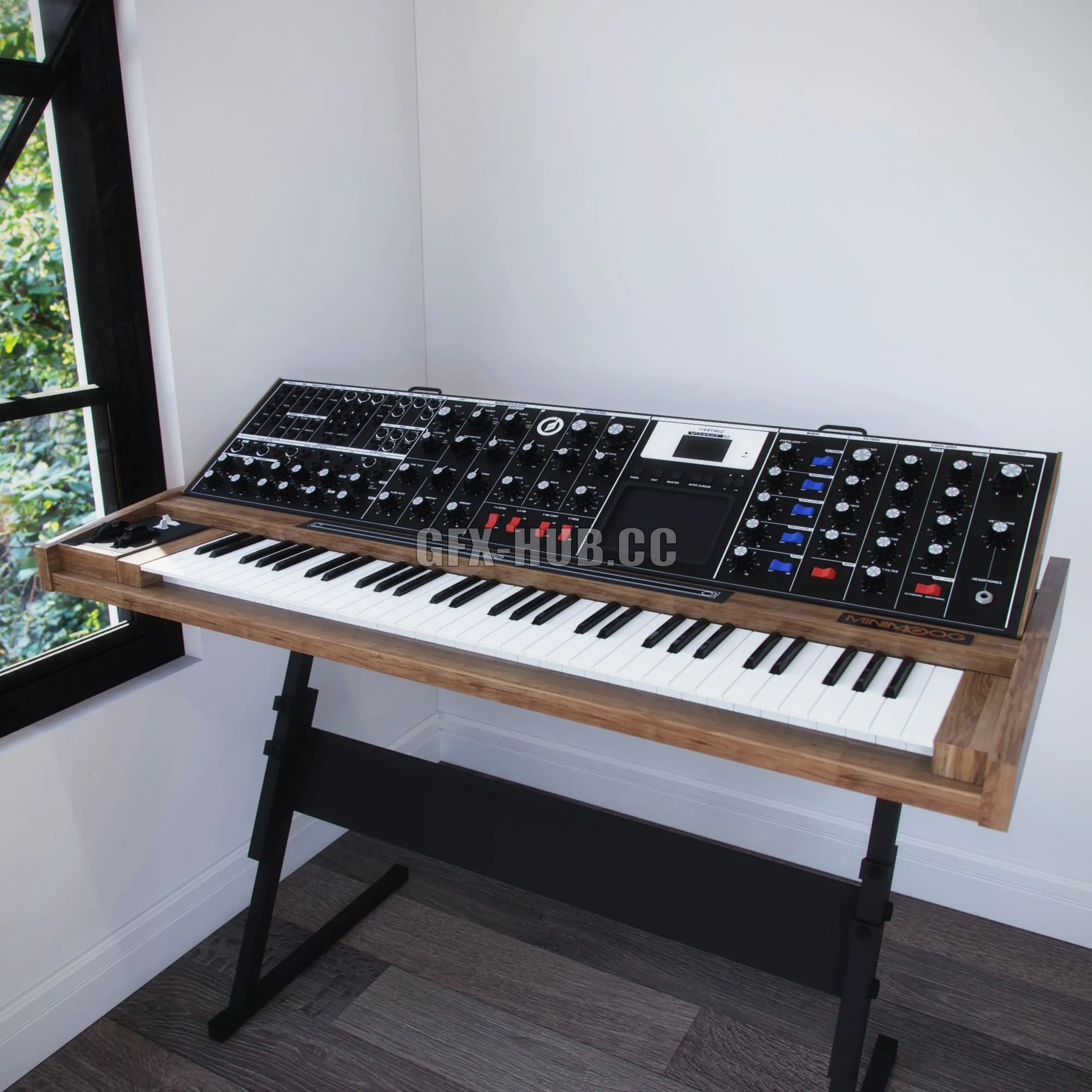 Synthesizer Minimoog Voyager XL 3D Model