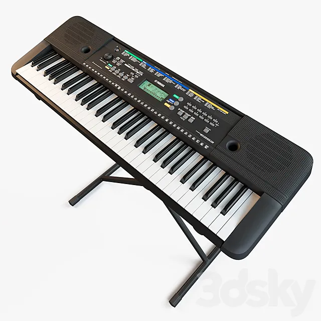 Synthesizer Yamaha PSR-E253 3D Model