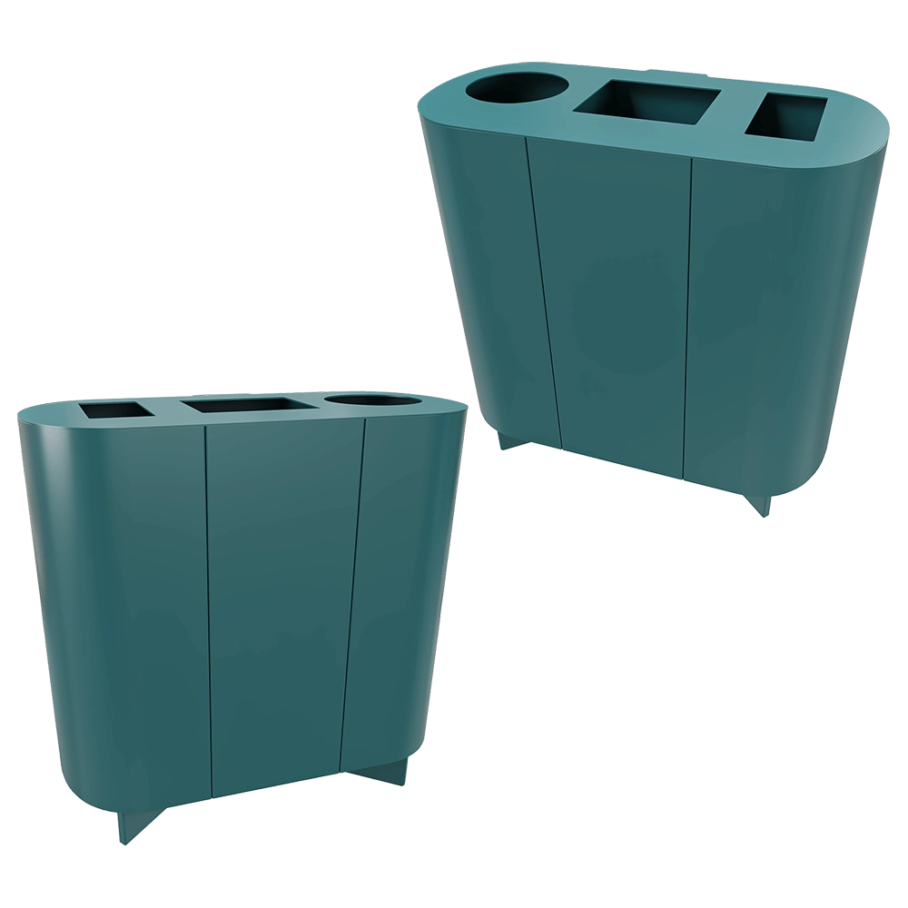Systemtronic - Paper bin Croma M 3D Model