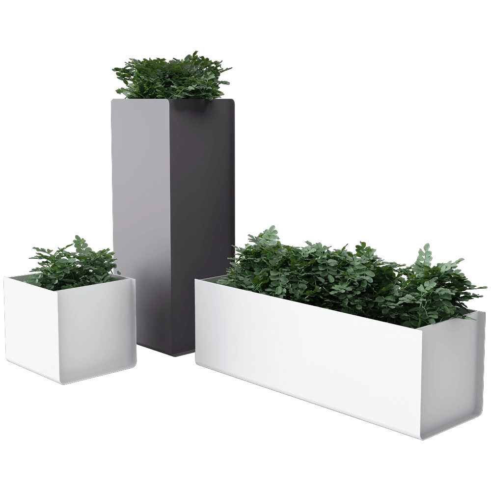 Systemtronic - Plant pot Crepe 3D Model