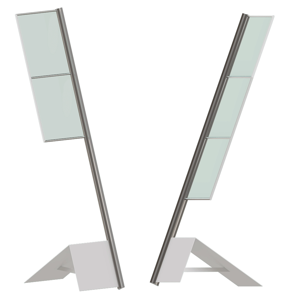 Systemtronic - Transparent methacrylate display Iflag 3D Model