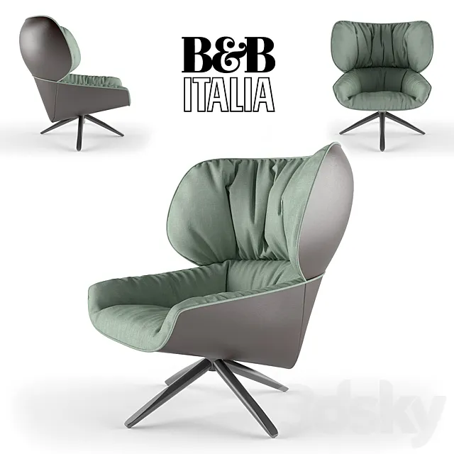 TABANO armchair - B&B Italia 3DModel