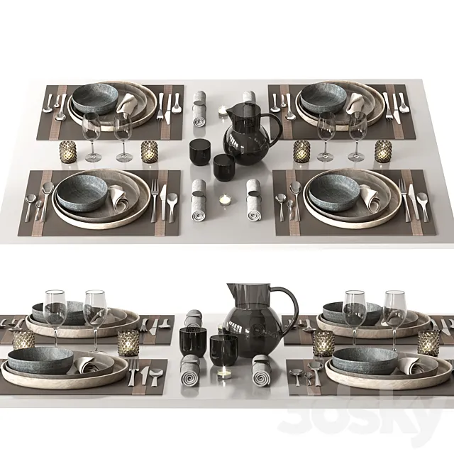 Tabelware 04 3D Model