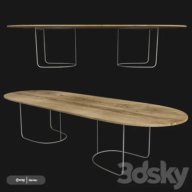 Tabisso Villa Table 3DModel