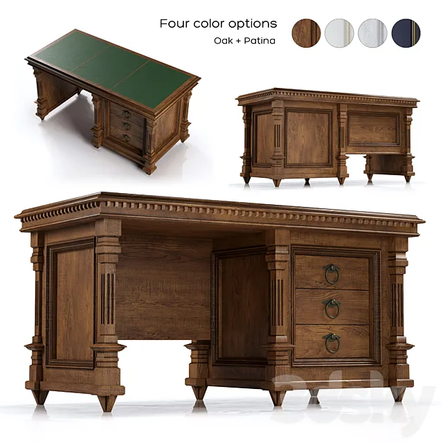 Table 002 3D Model
