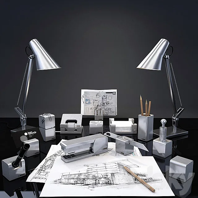 Table accessories 3D Model