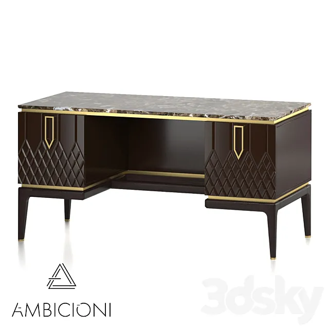 Table Ambicioni Bairo Lettera L 3DModel
