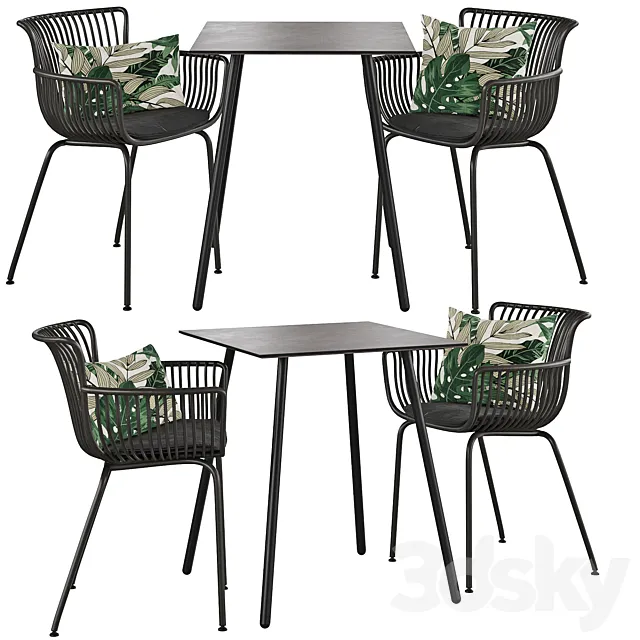 Table and Chair Mathis Surpika 3D Model