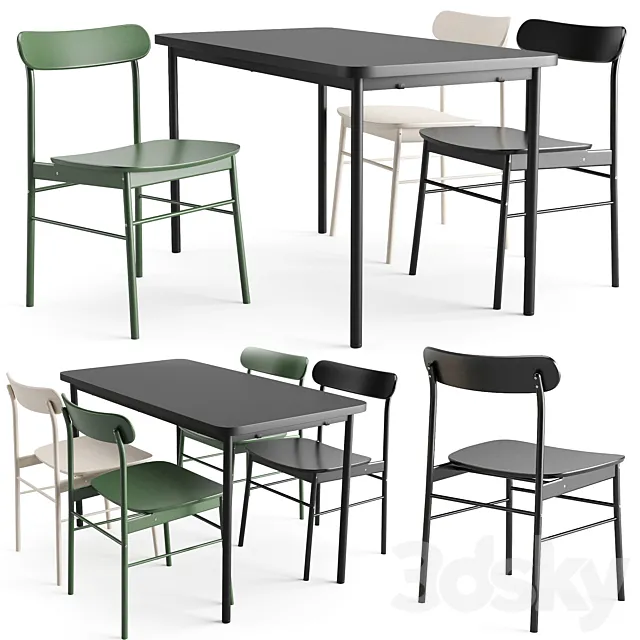 Table and chair Tymmaryd Ronninge Free Download