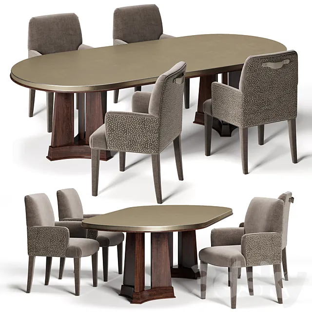 Table and PROMEMORIA Isotta 3D Model