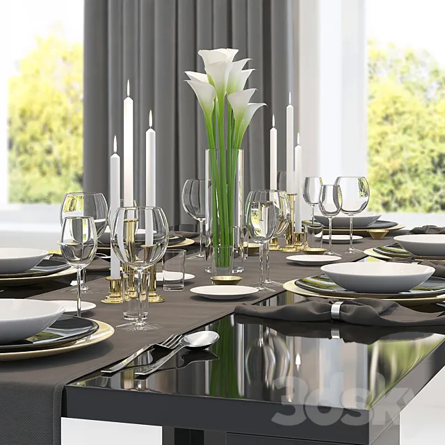Table appointments 3DModel