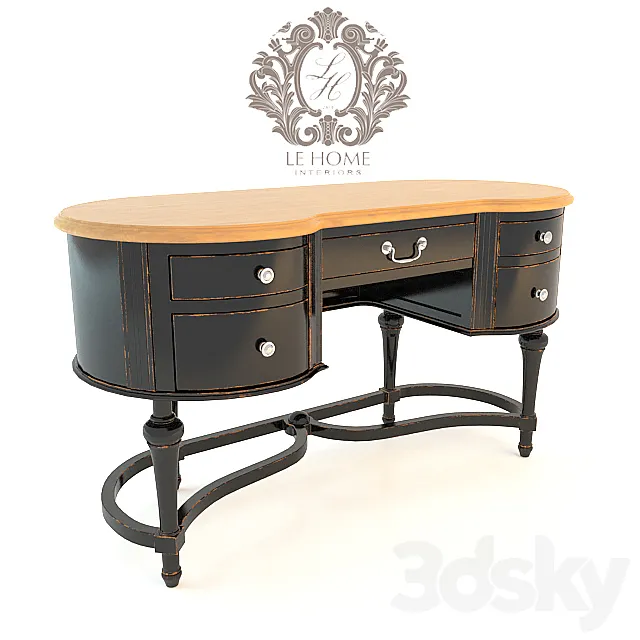 TABLE ARRONDI TABLE 3DModel