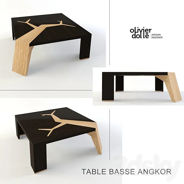 TABLE BASSE ANGKOR 3D Model