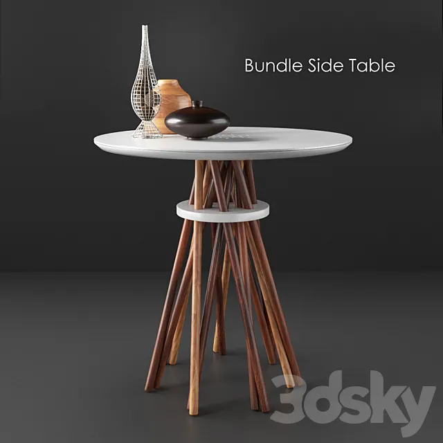 Table Bundle Side Table 3D Model