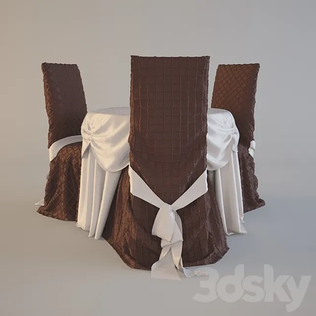 Table + Chair 3D Model