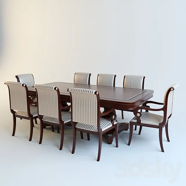Table + Chair 3D Model