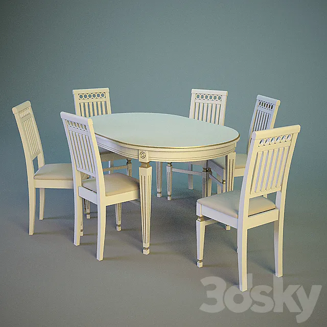 Table & Chair 3DModel