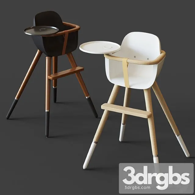 Table Chair Children 3D Model Free