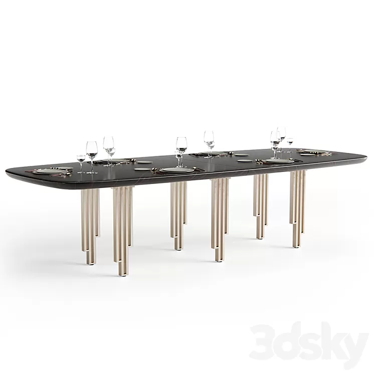 Table Christopher Guy Eiffel 3D Model