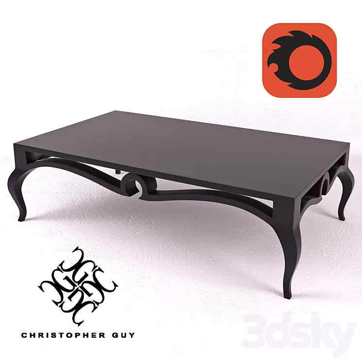 Table Christopher Guy PIAGET 3D Model