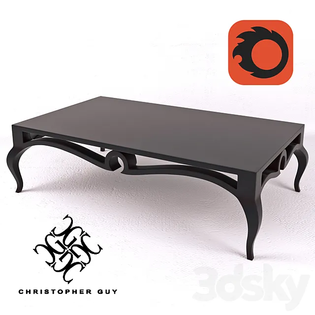 Table Christopher Guy. PIAGET 3DModel