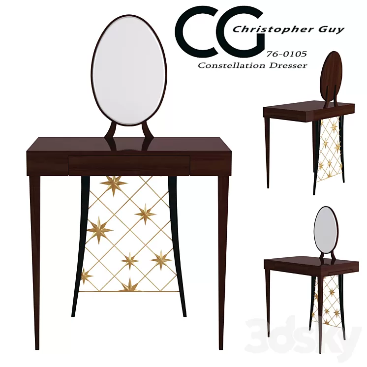 Table Constellation Dresser Christopher Guy 3D Model