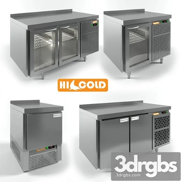 Table cooled by hicold gn 11 tn Hicold gng 11 ht Hicold gng 1 ht Hicold gne 1 tn 3D Model Free