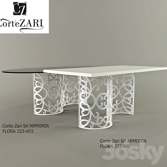 table Corte Zari Srl ARMONIA 3D Model