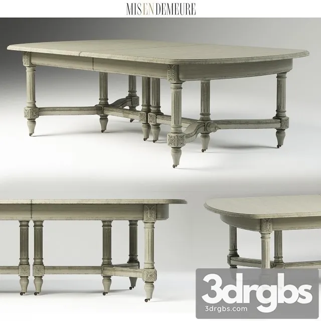 Table De Salle A Manger Figeac 3D Model Free