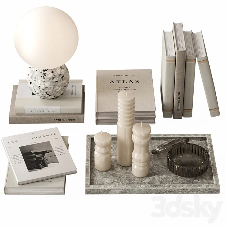 Table decor 3D Model Free