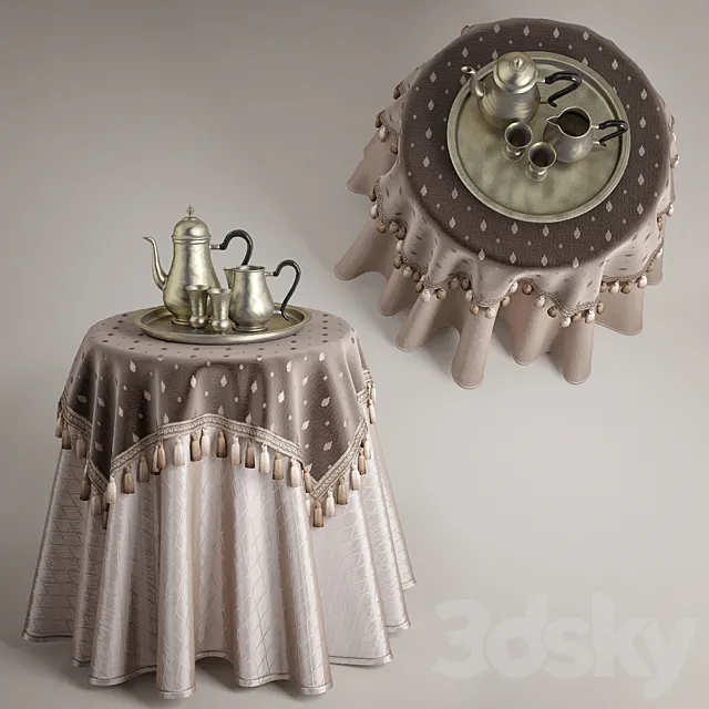 table drape 3D Model