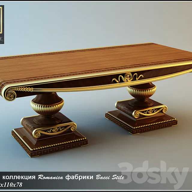 Table factory Bacci Stile 3D Model