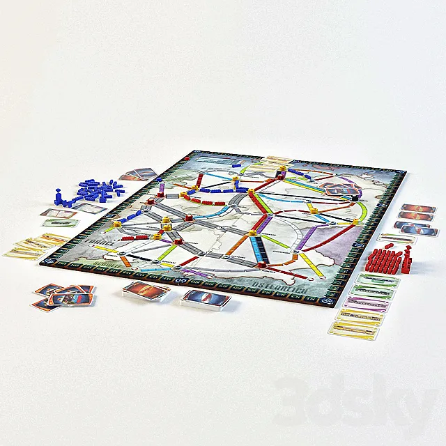 table game 3D Model